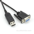 OEM USB-2.0 a la serie DB9 RS232 Cable convertidor